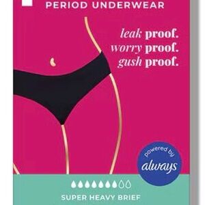 Always Leak Proof Period Underwear - Black